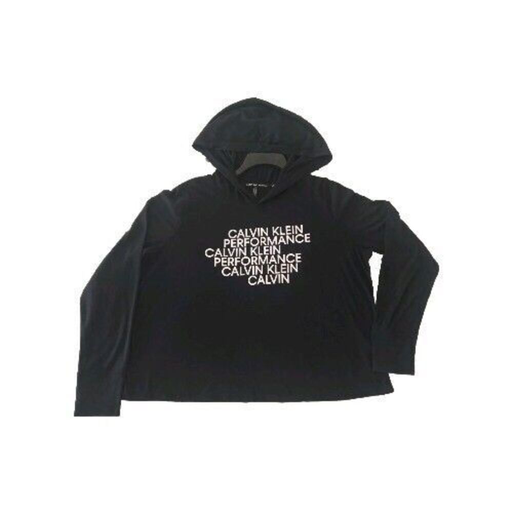 Calvin Klein Performance Relaxed Fit Long Sleeve Hoodie workout top